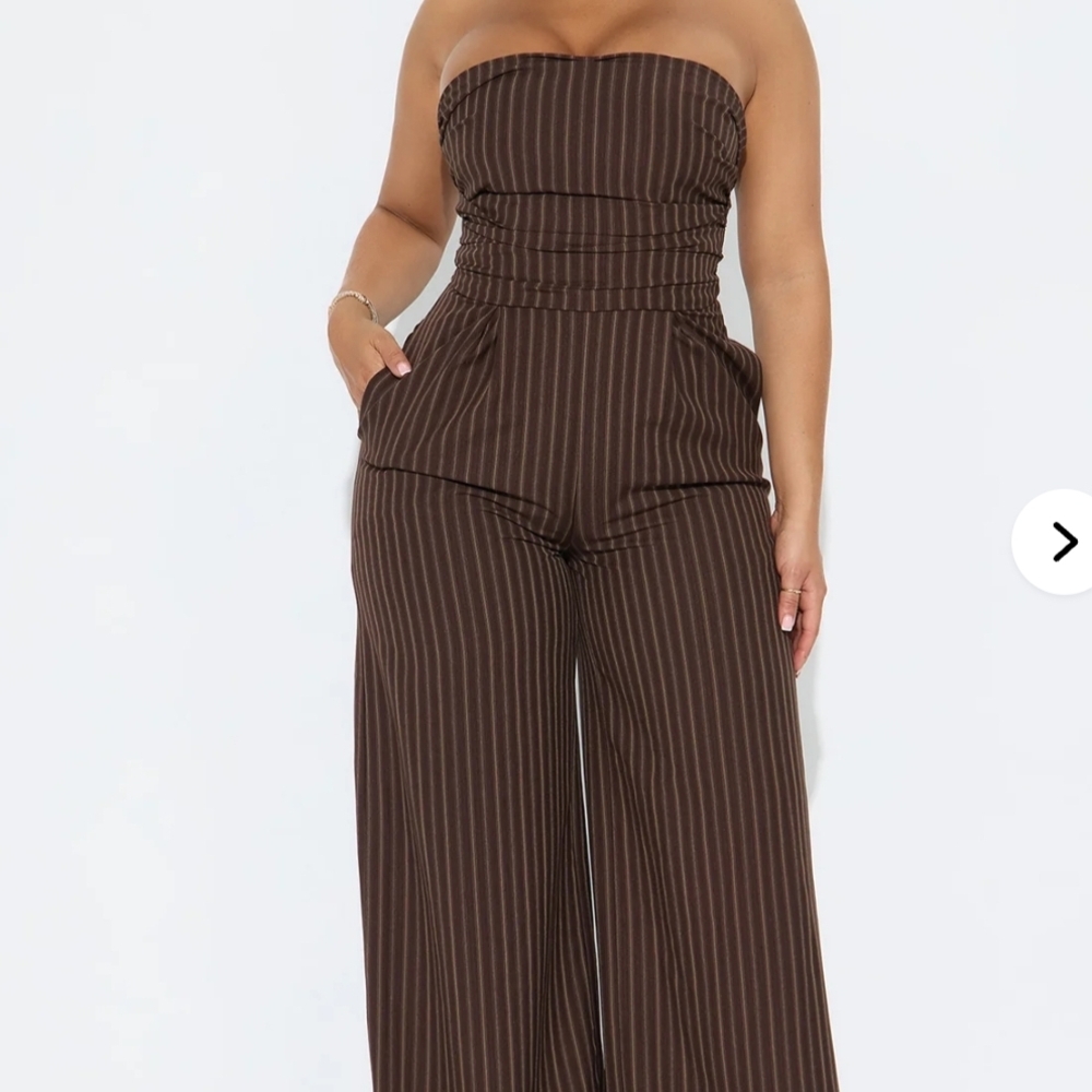 Striped Jumpsuit